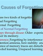 Image result for Types of Forgetting