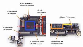 Image result for iPhone 5S Screen Connector On Motherboard