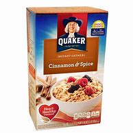 Image result for Quaker Cinnamon and Spice Oatmeal