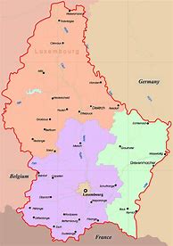 Image result for Luxembourg Political Map