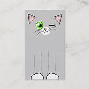 Image result for Cat Business Card