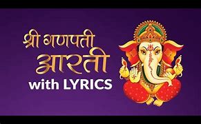 Image result for Ganesh Aarti Lyrics