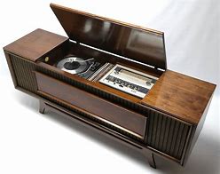 Image result for Antique Console Radio Record Player