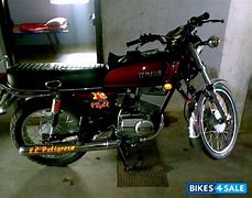 Image result for Yamaha RX 100 Maroon