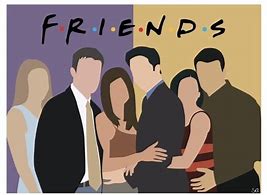 Image result for Friends TV Show Digital Art
