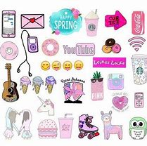 Image result for Girly Tumblr Stickers