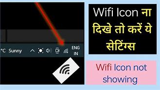 Image result for Wi-Fi Icon Not Showing Windows 1.0