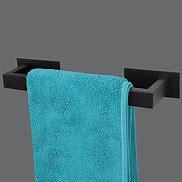 Image result for Double Towel Rack Black