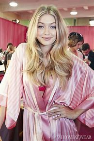 Image result for Gigi Hadid Victoria's Secret Pink