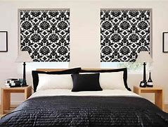 Image result for Black and White Roman Shades