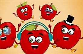 Image result for 5 Little Apple's Song