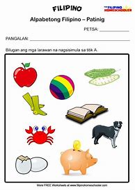 Image result for Alphabet P Worksheet Tagalog