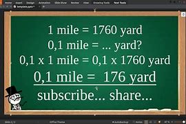 Image result for How Much Yard Is a Mile