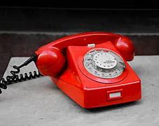 Image result for Old-Fashioned Red Phone Receiver