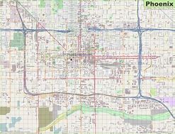 Image result for Phoenix Arizona Street Map
