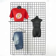 Image result for Clothing Store Wall Display Metal Grid