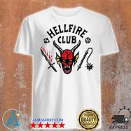 Image result for Hellfire Club Shirt Stranger Things Logo