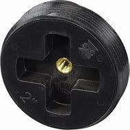 Image result for PVC Cleanout Plug Black/Color
