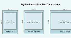 Image result for Instax Camera Film Size