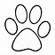 Image result for Cat Paw Print Shape