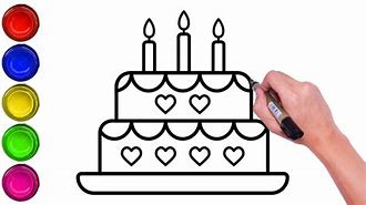 Image result for Mini Cake Drawing