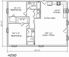 Image result for 2 Bedroom Floor Plans 30X40