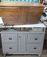 Image result for Refurbished Dresser Before After
