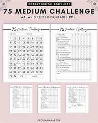 Image result for 50-Day Challenge Template Printable