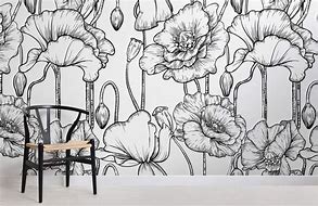 Image result for Wall Black and White Art Sketch Image