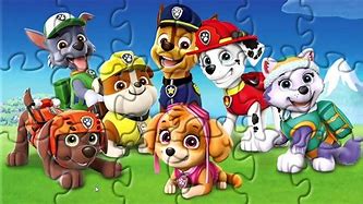 Image result for PAW Patrol Puzzle Dog Pack Tablet Game