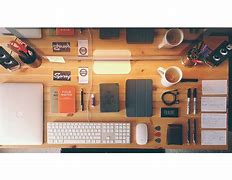 Image result for Organized Desk MacBook