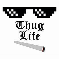 Image result for Thug Life Sticker Meme