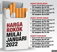 Image result for Daftar Harga Rokok