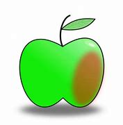 Image result for Half Apple Cartoon