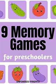 Image result for Preschool Memory Game