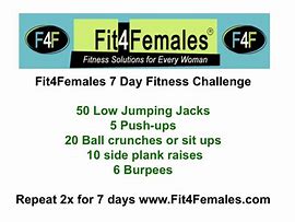 Image result for 7 Day Fitness Challenge