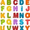 Image result for 26 Alphabet Letters