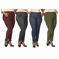 Image result for Plus Size Jean Leggings for Women