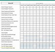 Image result for Preventive Maintenance Checklist Template PDF
