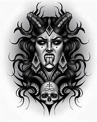 Image result for Evil Themed Tattoo Drawings
