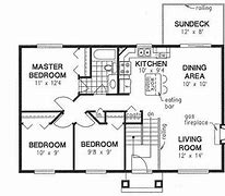 Image result for 1000 Square Foot House Plans 3-Bedroom