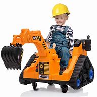 Image result for Battery Powered Ride On Excavator
