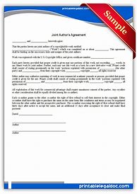 Image result for Author/Illustrator Contract