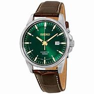 Image result for Seiko Men's Watches Leather Strap