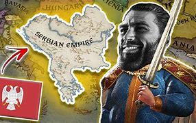 Image result for Serbian Empire Map