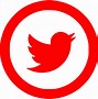 Image result for Red Twitter Logo Transparent