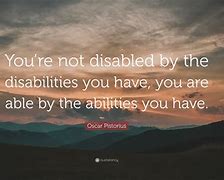 Image result for Insvisable Disability Quote