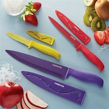 Image result for Kitchen Knives with Colored Handles