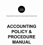 Image result for Policy and Procedure Manual Template