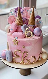 Image result for 6 birthdays cakes ideas